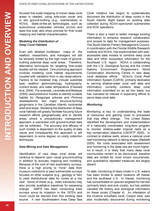 The state of deep coral ecosystems of the United States : 2007 - Page 46