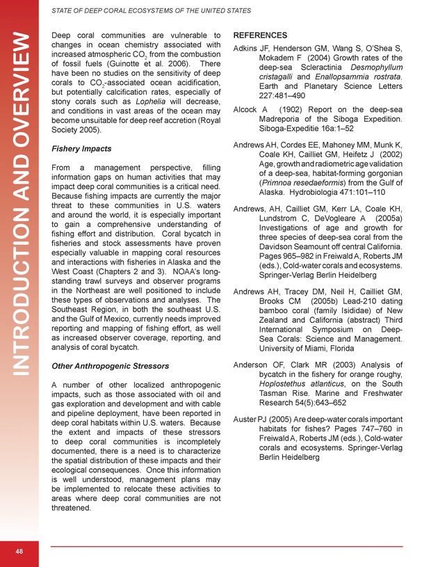 The state of deep coral ecosystems of the United States : 2007 - Page 48