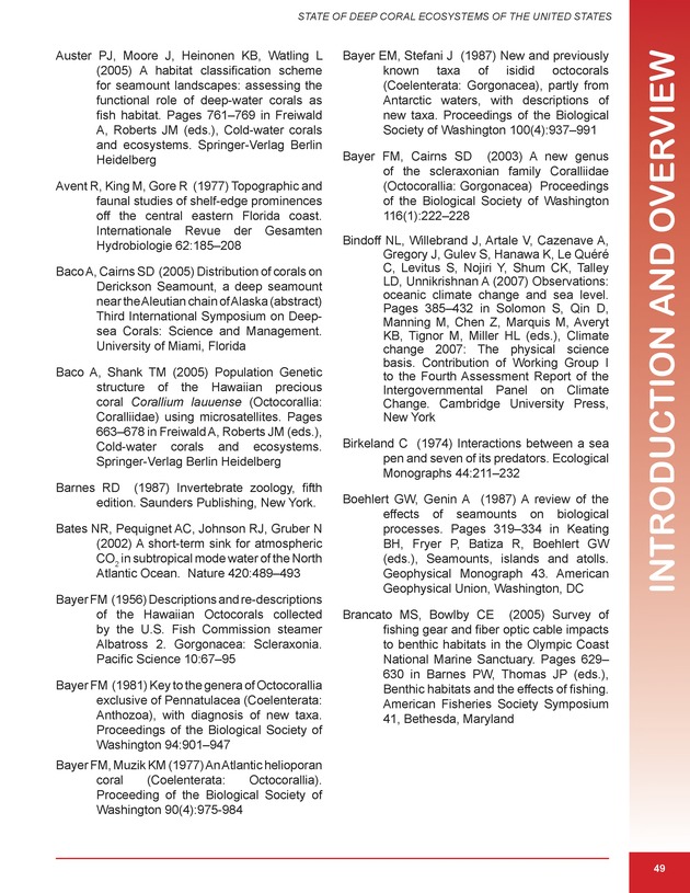 The state of deep coral ecosystems of the United States : 2007 - Page 49