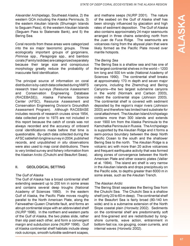 The state of deep coral ecosystems of the United States : 2007 - Page 67