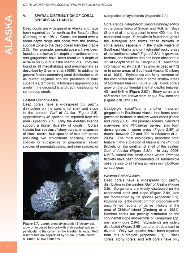 The state of deep coral ecosystems of the United States : 2007 - Page 72