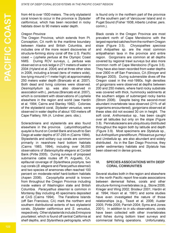 The state of deep coral ecosystems of the United States : 2007 - Page 122