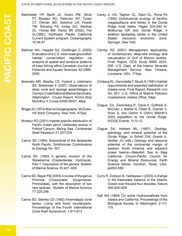 The state of deep coral ecosystems of the United States : 2007 - Page 144