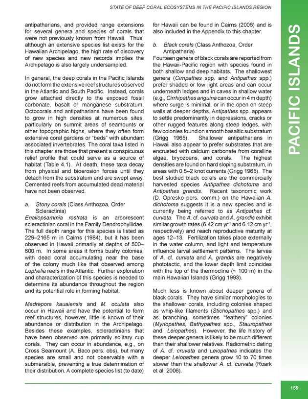 The state of deep coral ecosystems of the United States : 2007 - Page 159