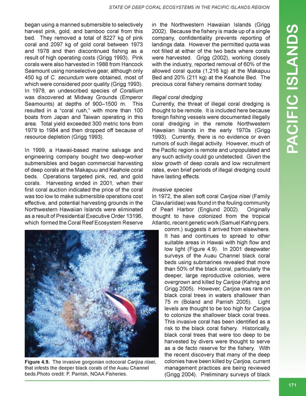 The state of deep coral ecosystems of the United States : 2007 - Page 171