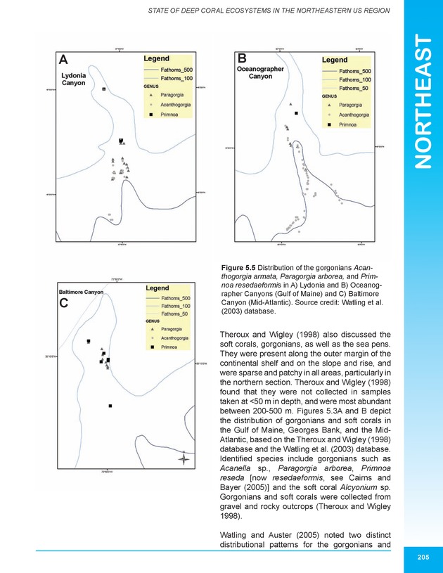 The state of deep coral ecosystems of the United States : 2007 - Page 205