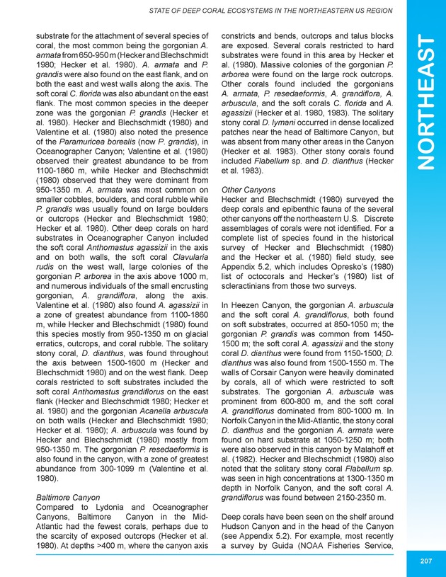 The state of deep coral ecosystems of the United States : 2007 - Page 207