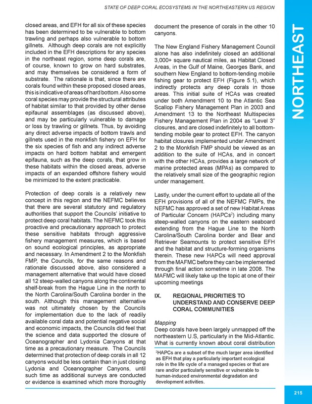 The state of deep coral ecosystems of the United States : 2007 - Page 215