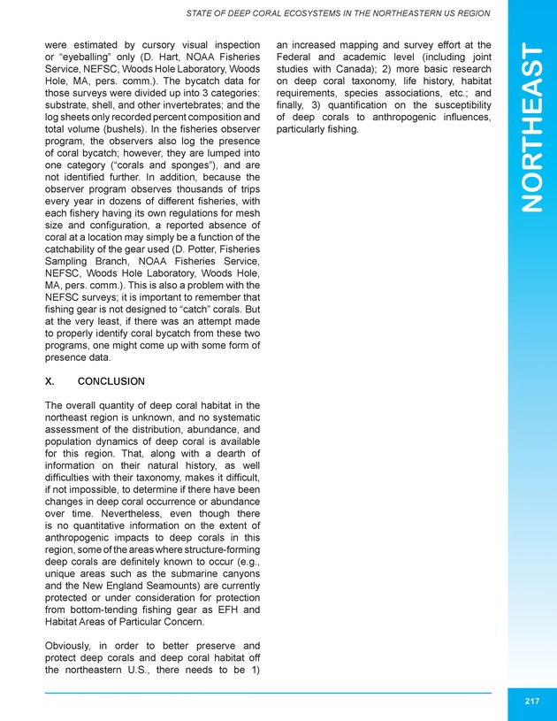 The state of deep coral ecosystems of the United States : 2007 - Page 217