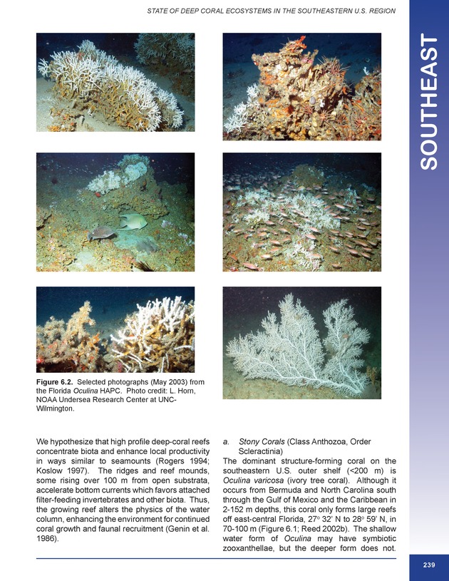 The state of deep coral ecosystems of the United States : 2007 - Page 239