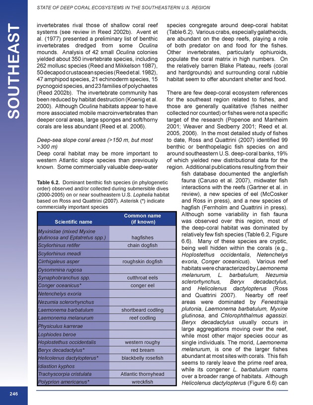 The state of deep coral ecosystems of the United States : 2007 - Page 246