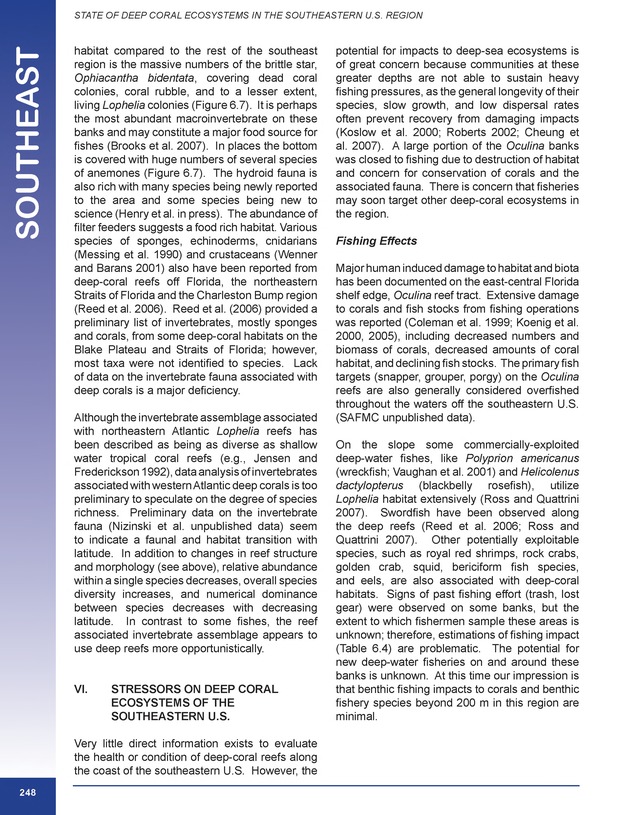 The state of deep coral ecosystems of the United States : 2007 - Page 248