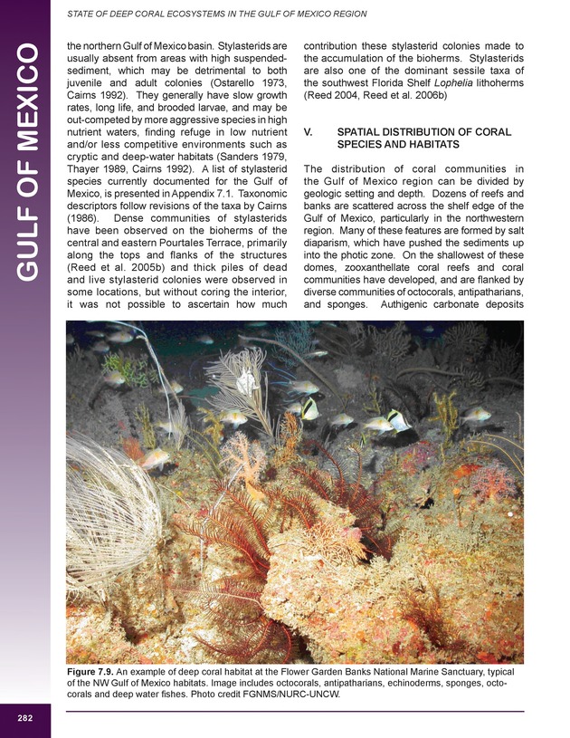 The state of deep coral ecosystems of the United States : 2007 - Page 282