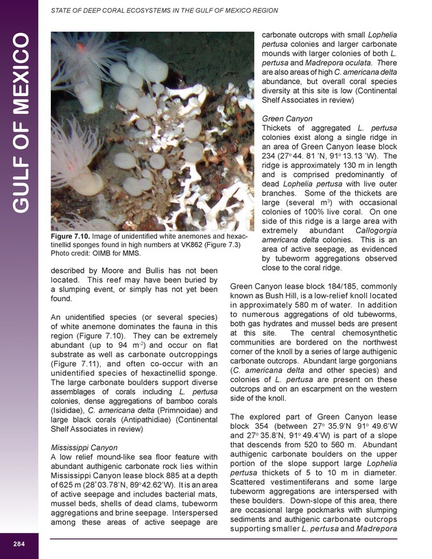 The state of deep coral ecosystems of the United States : 2007 - Page 284