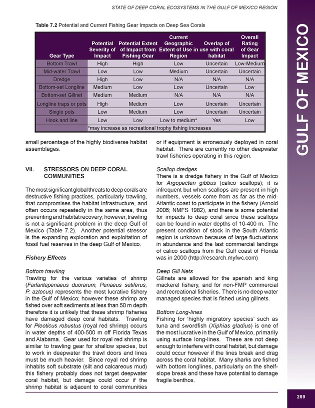 The state of deep coral ecosystems of the United States : 2007 - Page 289