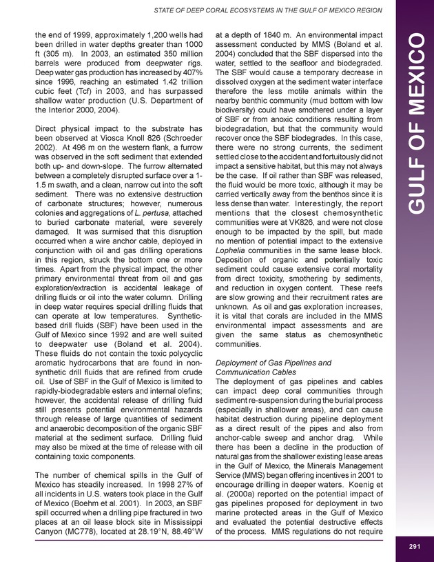 The state of deep coral ecosystems of the United States : 2007 - Page 291