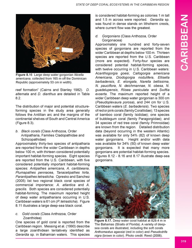 The state of deep coral ecosystems of the United States : 2007 - Page 319