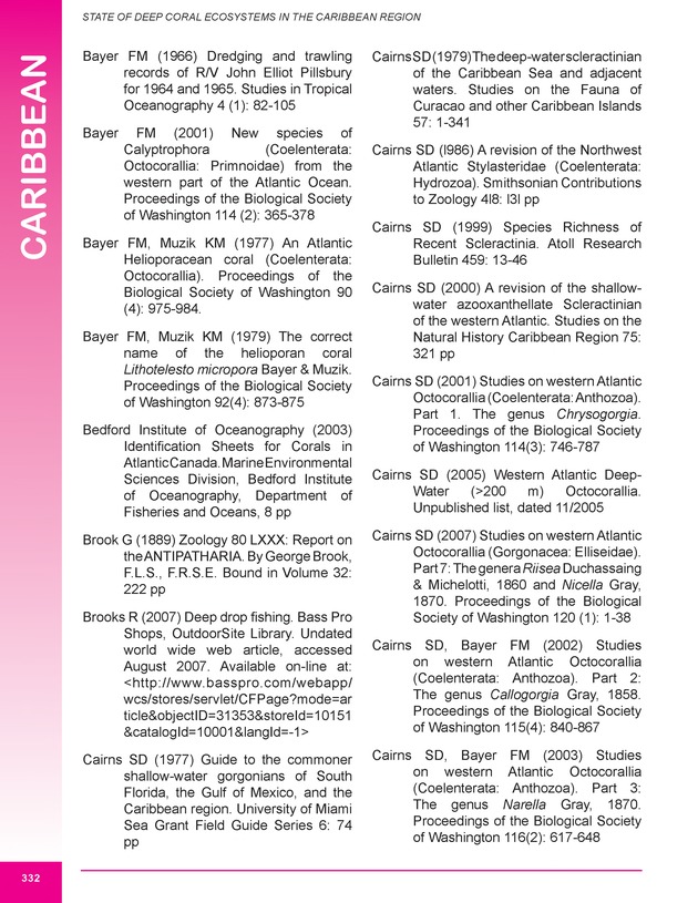 The state of deep coral ecosystems of the United States : 2007 - Page 332