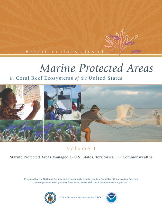 Marine protected areas managed by U.S. states, territories, and commonwealths - Front Cover