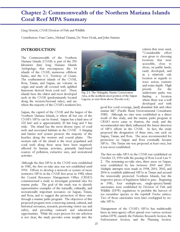 Marine protected areas managed by U.S. states, territories, and commonwealths - Page 27