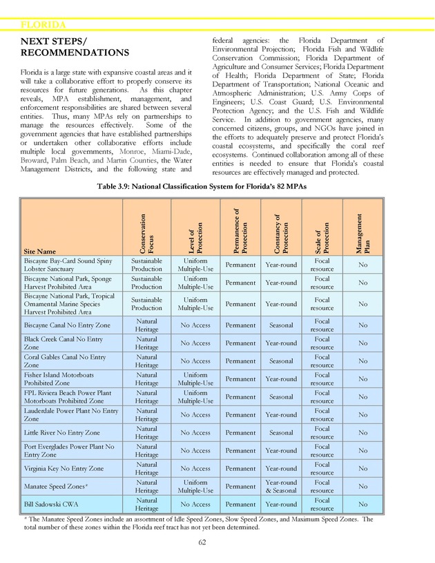 Marine protected areas managed by U.S. states, territories, and commonwealths - Page 62