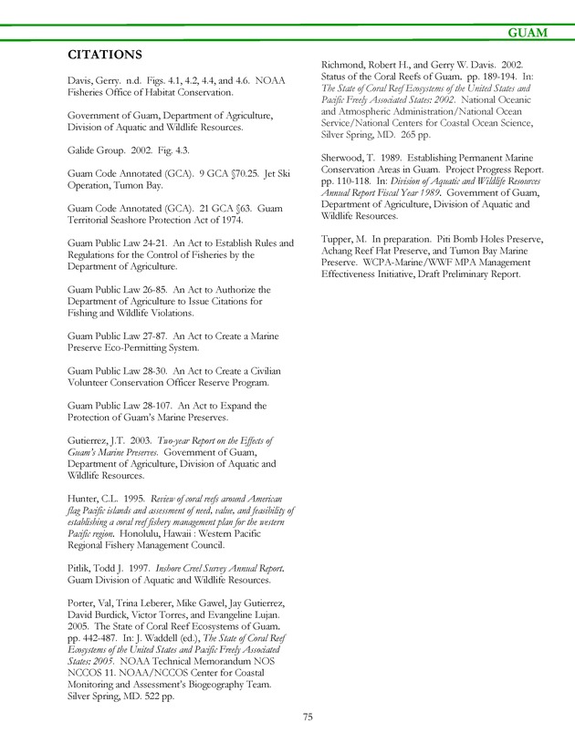 Marine protected areas managed by U.S. states, territories, and commonwealths - Page 75