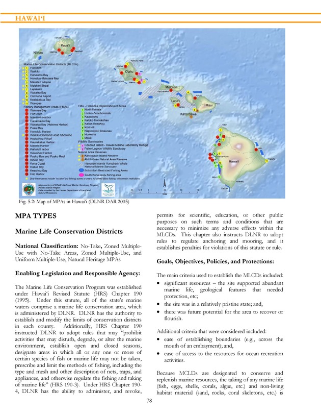 Marine protected areas managed by U.S. states, territories, and commonwealths - Page 78