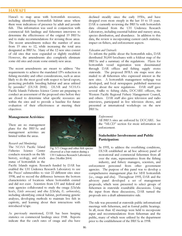 Marine protected areas managed by U.S. states, territories, and commonwealths - Page 86