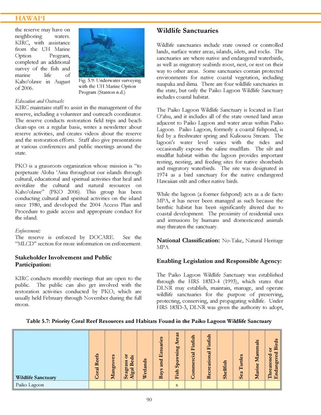 Marine protected areas managed by U.S. states, territories, and commonwealths - Page 90