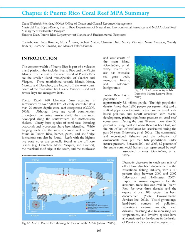 Marine protected areas managed by U.S. states, territories, and commonwealths - Page 103