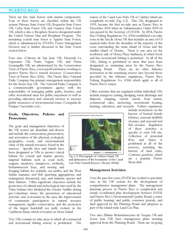 Marine protected areas managed by U.S. states, territories, and commonwealths - Page 106