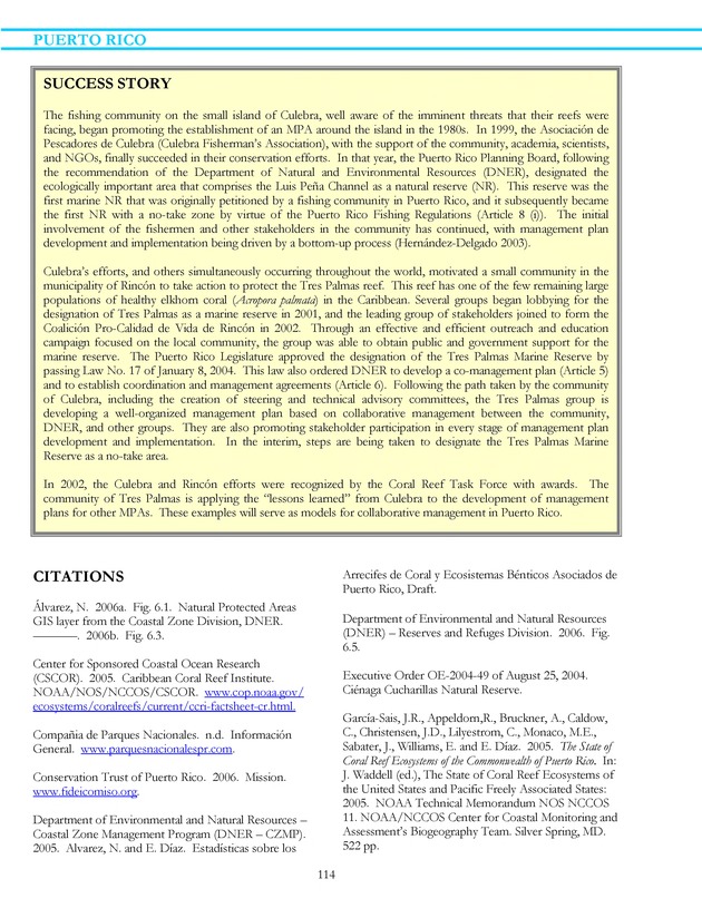 Marine protected areas managed by U.S. states, territories, and commonwealths - Page 114