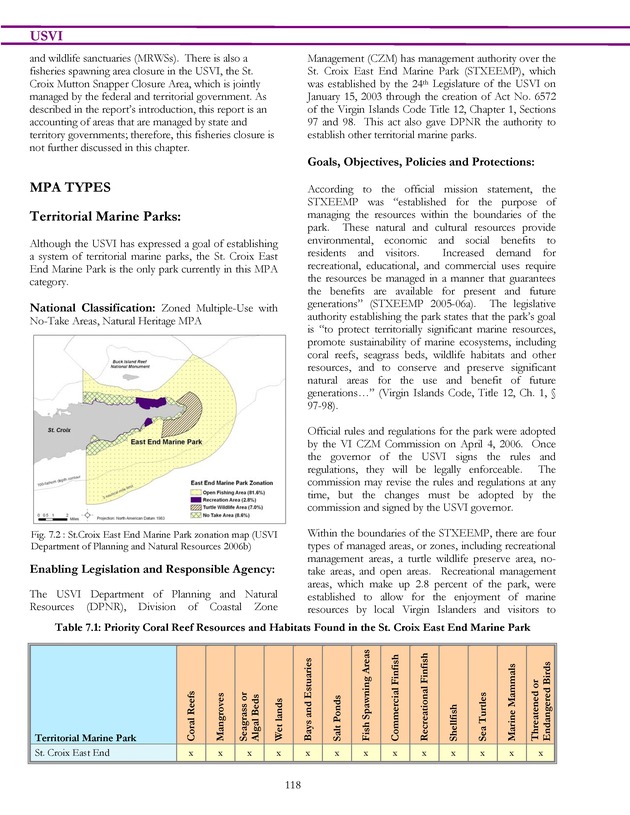 Marine protected areas managed by U.S. states, territories, and commonwealths - Page 118