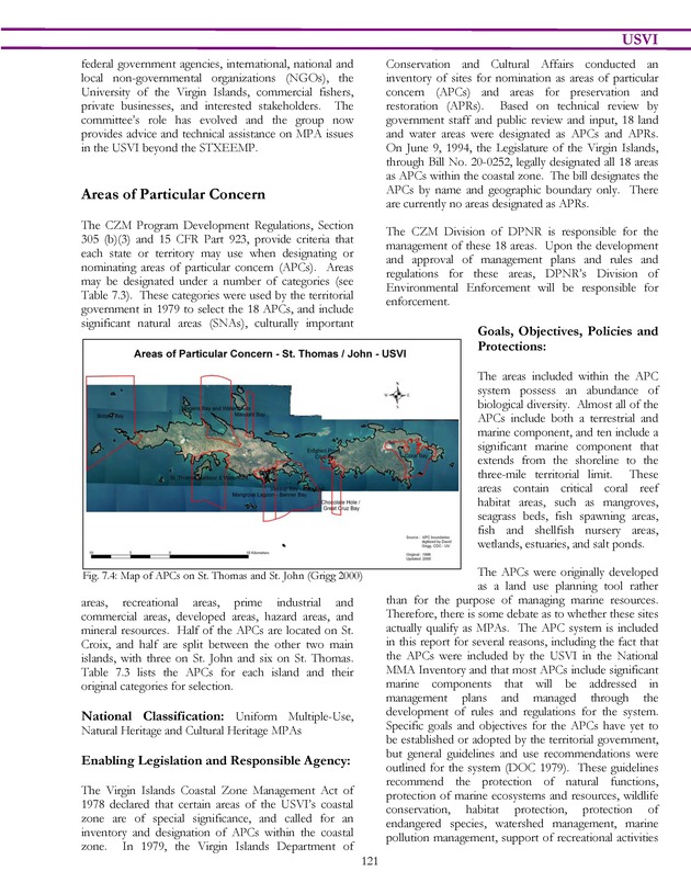 Marine protected areas managed by U.S. states, territories, and commonwealths - Page 121