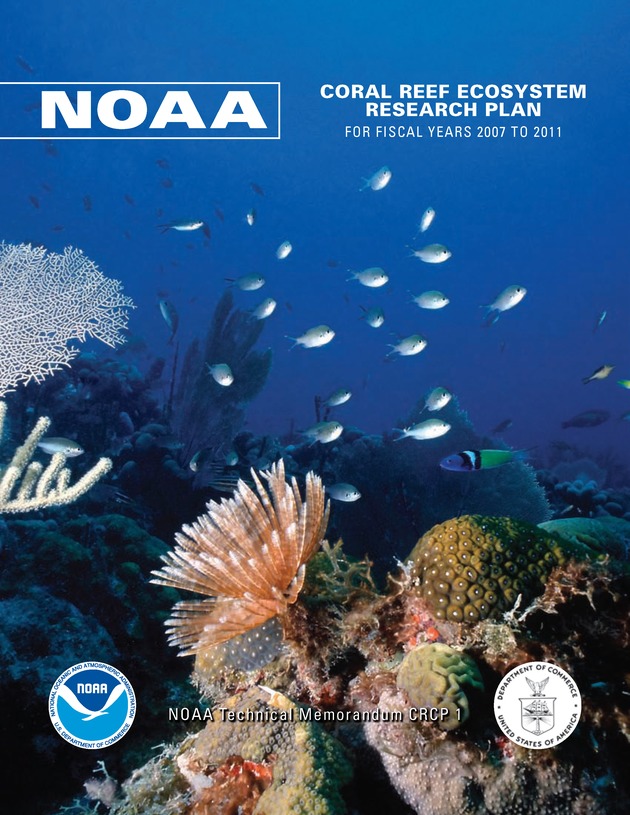 Coral reef ecosystem research plan for fiscal years 2007-2011 - Front Cover