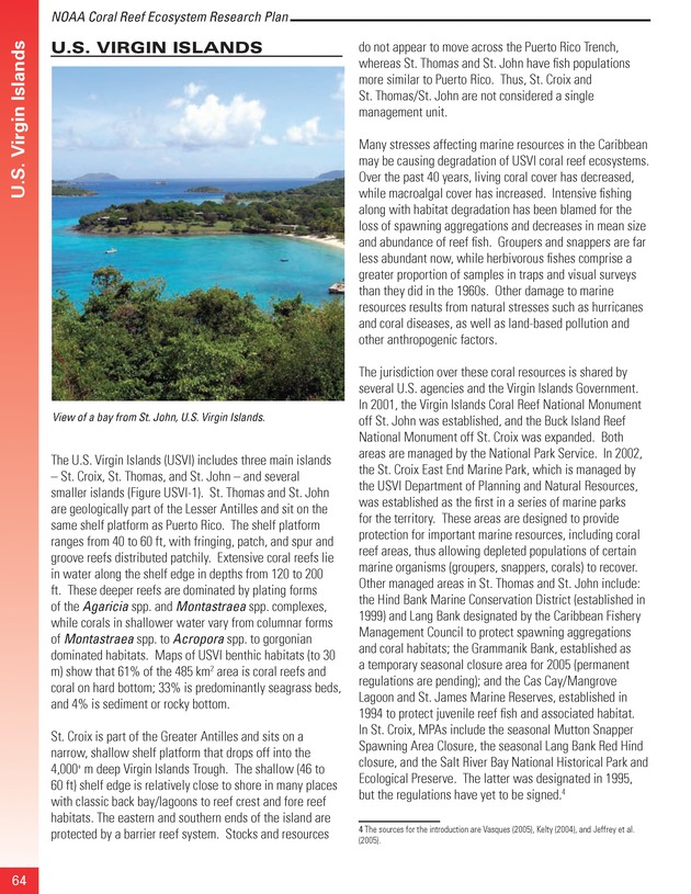 Coral reef ecosystem research plan for fiscal years 2007-2011 - Page 64