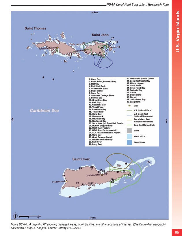 Coral reef ecosystem research plan for fiscal years 2007-2011 - Page 65