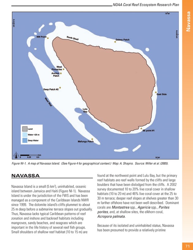 Coral reef ecosystem research plan for fiscal years 2007-2011 - Page 71