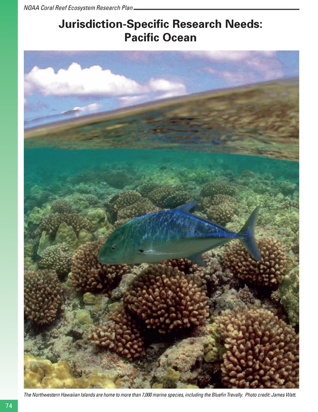 Coral reef ecosystem research plan for fiscal years 2007-2011 - Page 74