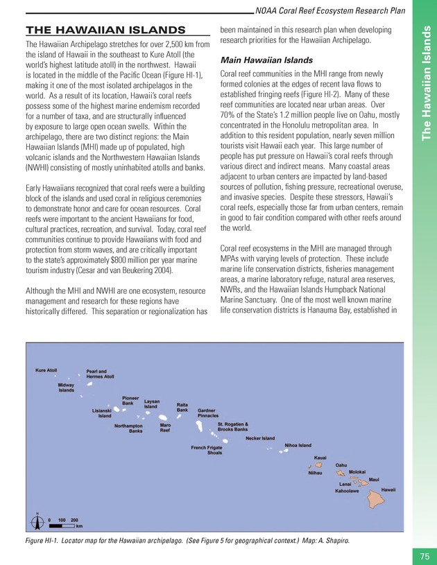 Coral reef ecosystem research plan for fiscal years 2007-2011 - Page 75