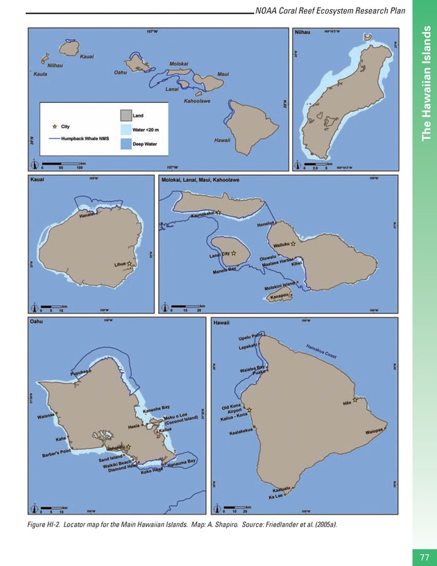 Coral reef ecosystem research plan for fiscal years 2007-2011 - Page 77