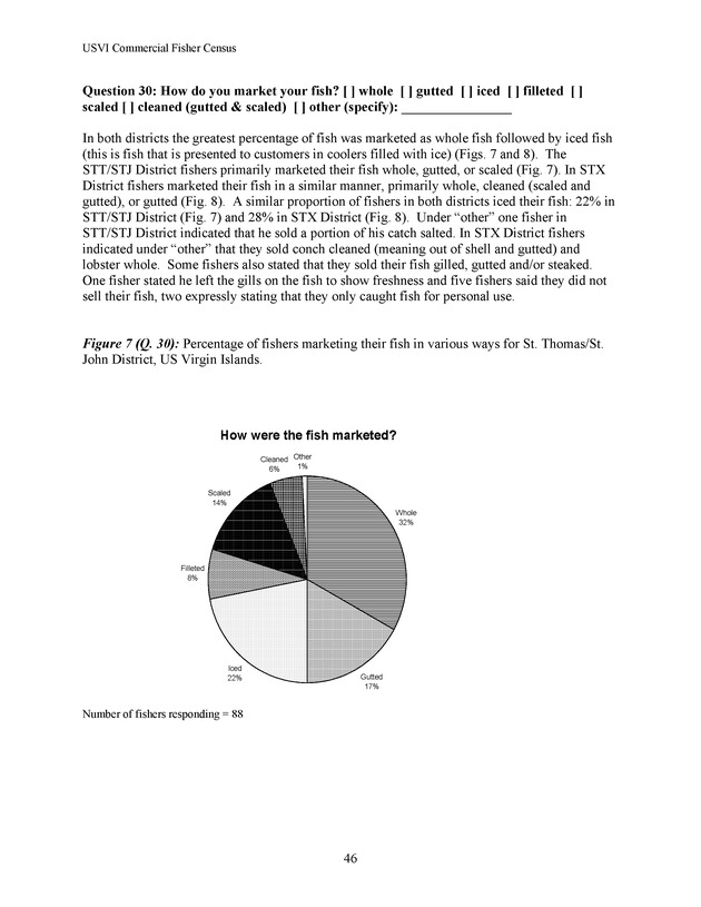 Census of the marine commercial fishers of the U.S. Virgin Islands - Page 46