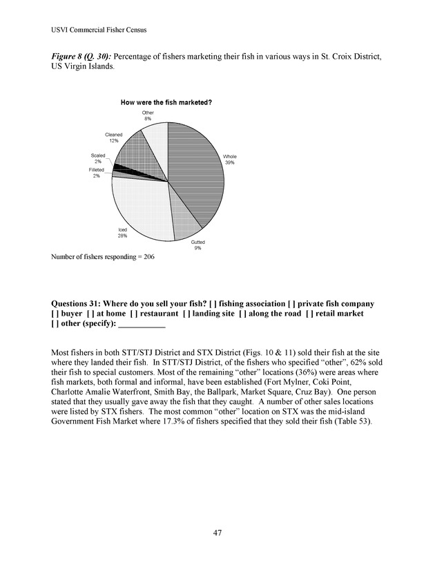 Census of the marine commercial fishers of the U.S. Virgin Islands - Page 47