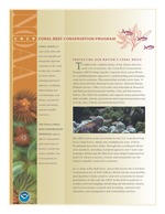 Coral Reef Conservation Program : Fact Sheet