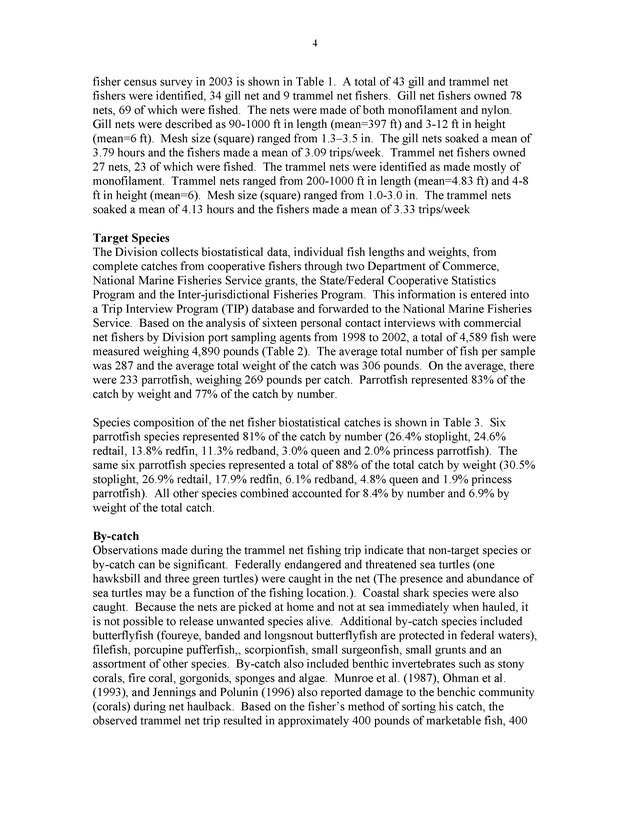 Netfishing Overview – Management  Implications for Restrictions on the Use of Gill and Trammel Nets - Page 4