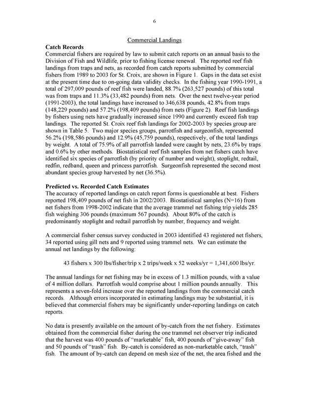 Netfishing Overview – Management  Implications for Restrictions on the Use of Gill and Trammel Nets - Page 6