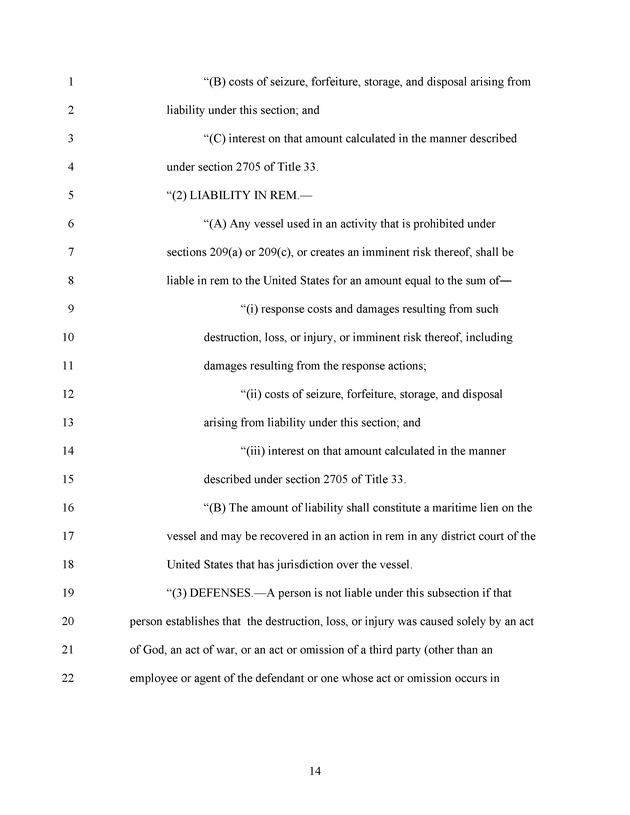 A Bill to Reauthorize the Coral Reef Conservation Act of 2000 - Page 14