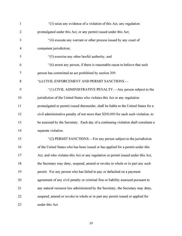 A Bill to Reauthorize the Coral Reef Conservation Act of 2000 - Page 19