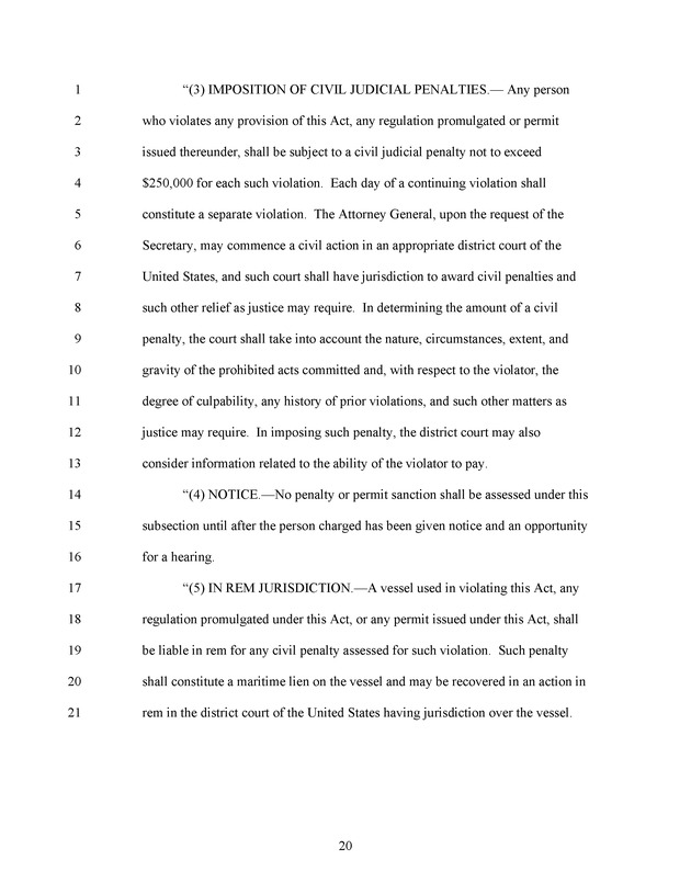 A Bill to Reauthorize the Coral Reef Conservation Act of 2000 - Page 20