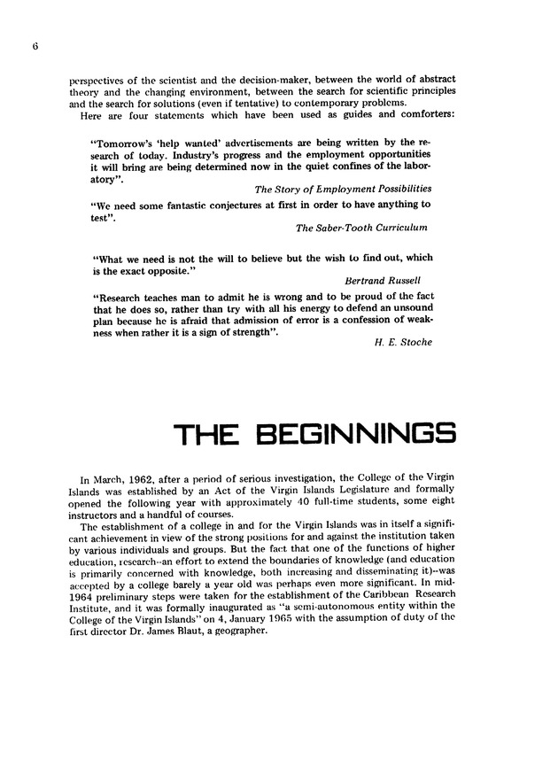 The Caribbean Research Institute, 1965-1975 - Page 6